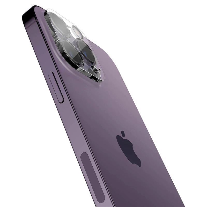Protetor de Câmera Spigen Optik.tR para iPhone 14 Pro / 14 Pro Max - transparente, 2 unidades.