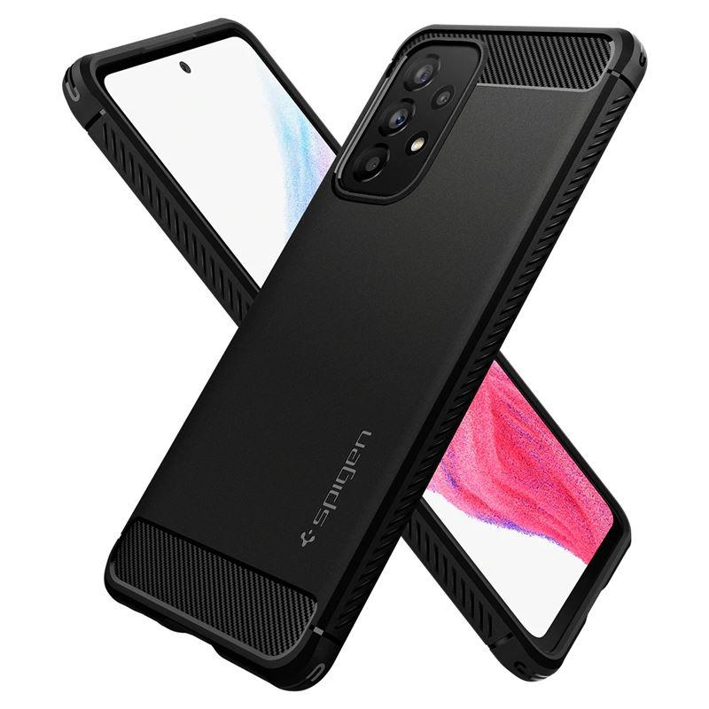 Capa Spigen Rugged Armor para Samsung Galaxy A53 5G - preto fosco