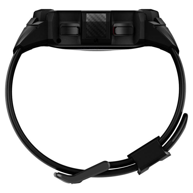 Estojo com alça Spigen Rugged Armor Pro para Samsung Galaxy Watch 4 Classic 46 mm - preto fosco