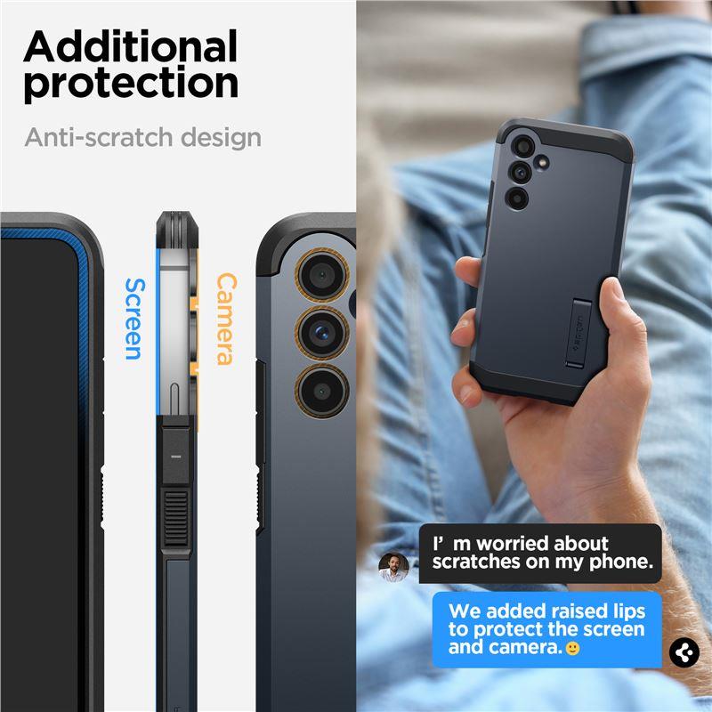 Capa Spigen Tough Armor para Samsung Galaxy A54 5G - metal preto