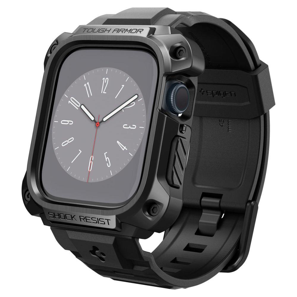 Capa Spigen Tough Armor Pro para Apple Watch 7 / 8 / 9 (45 mm) - preta