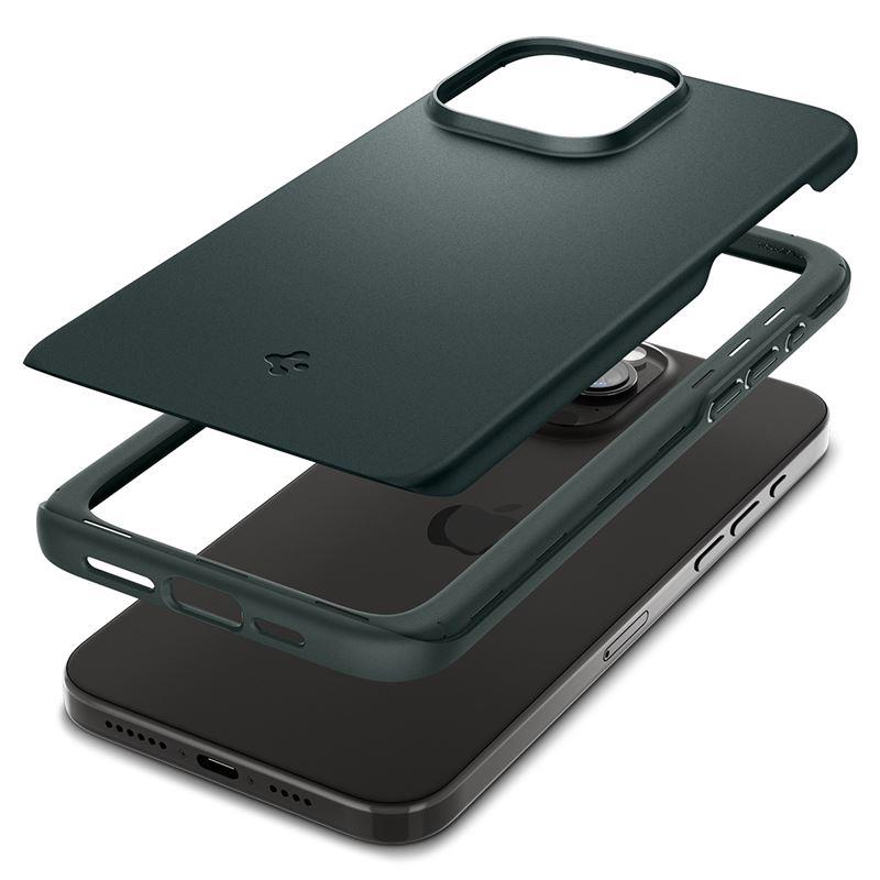 Capa Spigen Thin Fit para iPhone 15 Pro - verde