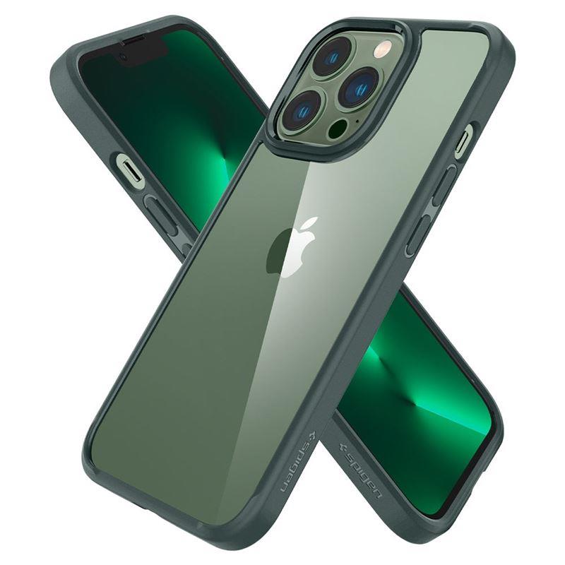 Capa Spigen Ultra Hybrid para iPhone 13 Pro - verde escuro