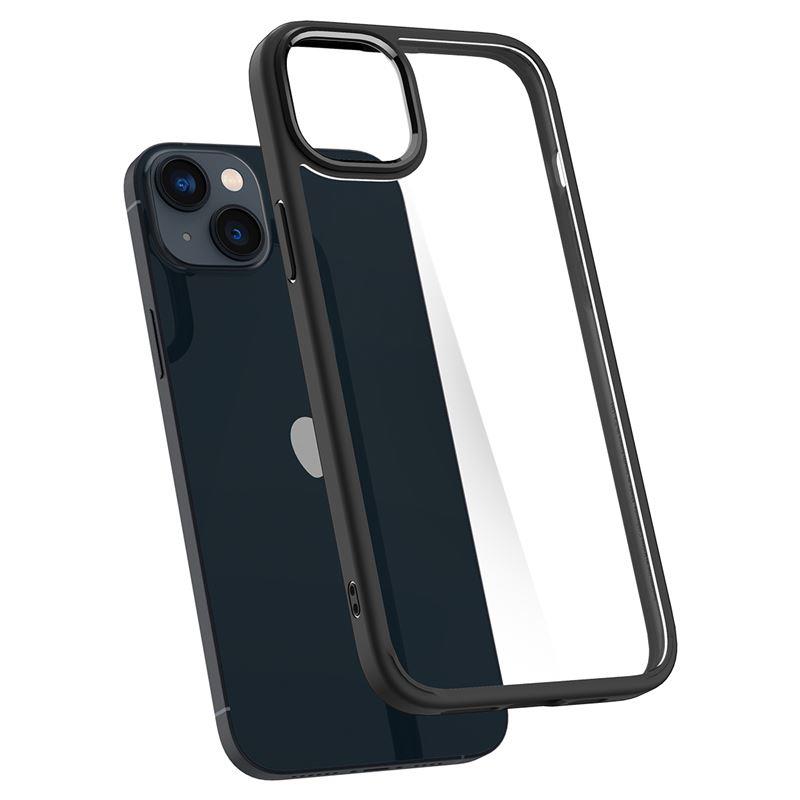 Capa Spigen Ultra Hybrid para iPhone 14 - preto fosco