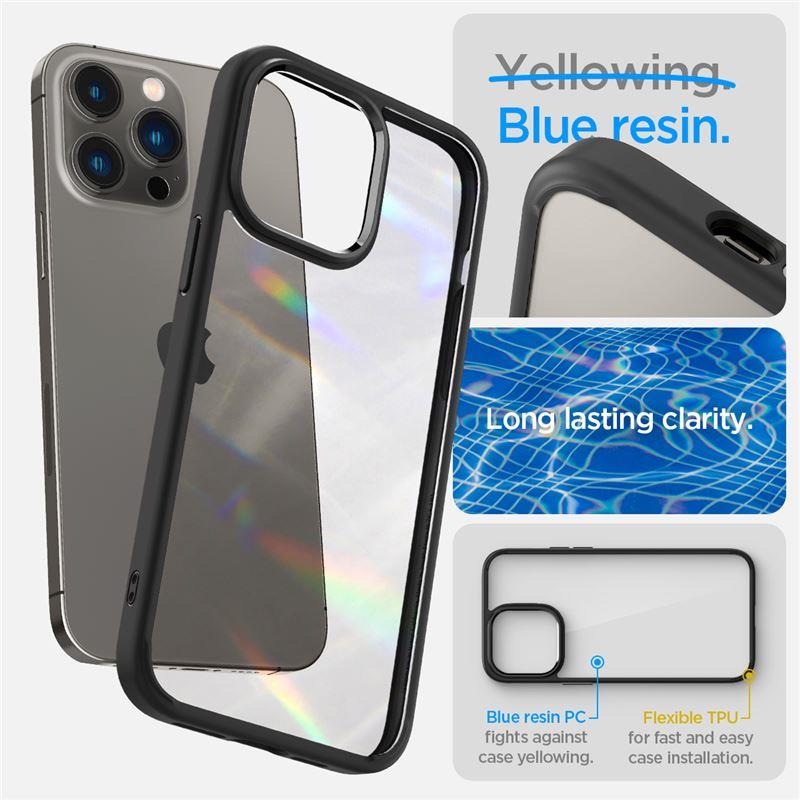Capa Spigen Ultra Hybrid para iPhone 14 Pro - preto fosco