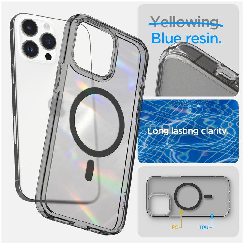Capa Spigen Ultra Hybrid Mag com MagSafe para iPhone 14 Pro - fosca preta