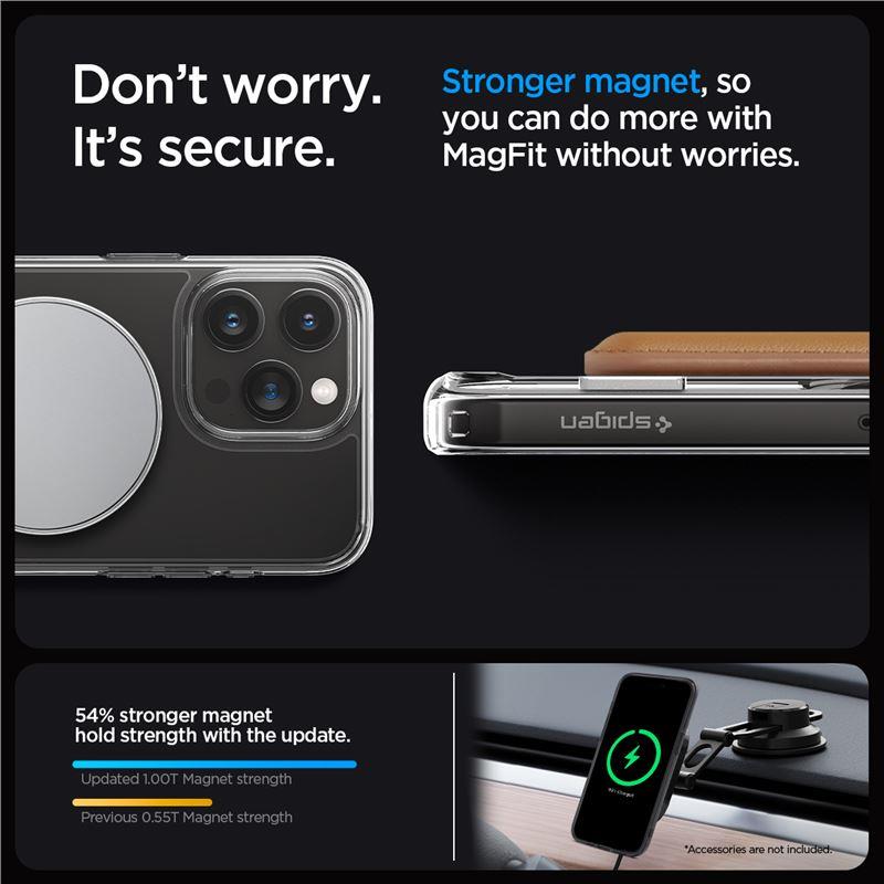 Spigen Ultra Hybrid S MagSafe, grafite - iPhone 15 Pro