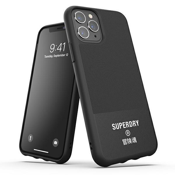 Etui SuperDry Moulded Canvas para iPhone 11 Pro - preto