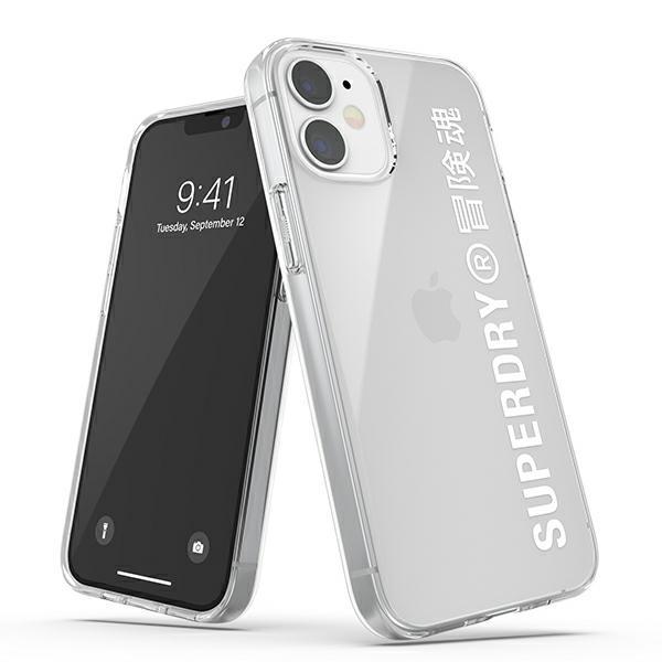 Etui SuperDry Snap para iPhone 12 mini - branco