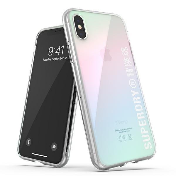 Capa SuperDry Snap para iPhone X / Xs - opalizante
