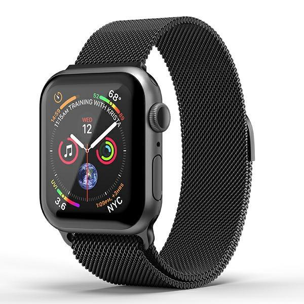 Corrente de Relógio SuperDry Pasek Chainmail para Apple Watch 4/5/6/7/8/SE/SE2 38/40/41mm - preto