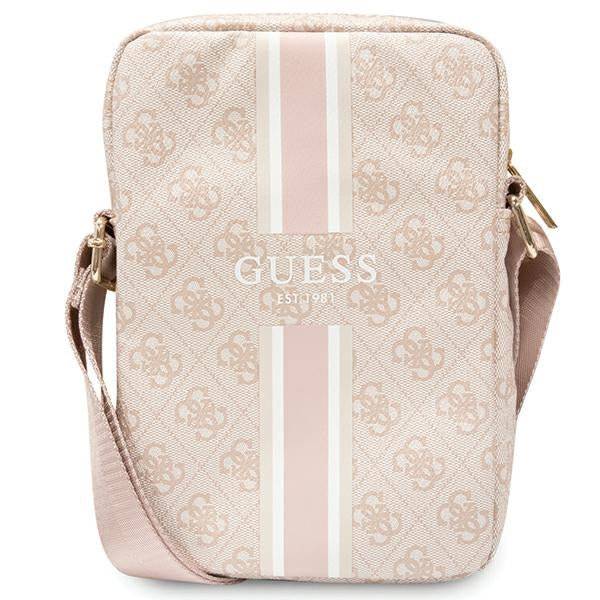 Bolsa Guess 4G Stripes para tablet de 8'' - rosa