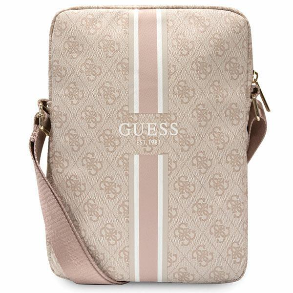 Bolsa Guess 4G Stripes para tablet de 10" - rosa