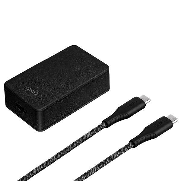 HUB UNIQ Surge LITHOS Collective 90W 2xUSB-A QC 3.0 / 2xUSB-C PD 3.0 - preto