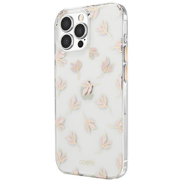 Capa Uniq Coehl Fleur para iPhone 13 Pro / iPhone 13 - rosa