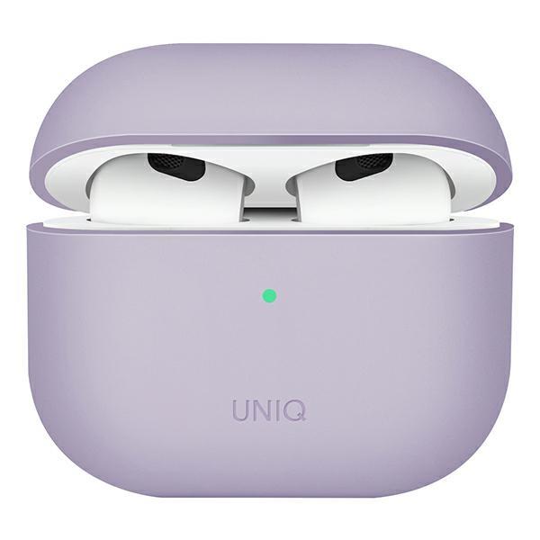 Etui Uniq Lino Silicone para AirPods 3 - lavanda