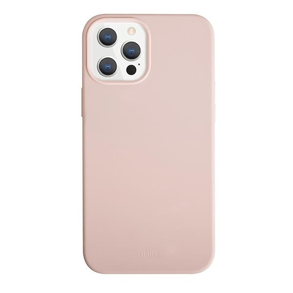Estojo Uniq Lino Hue para iPhone 12 Pro Max - preto