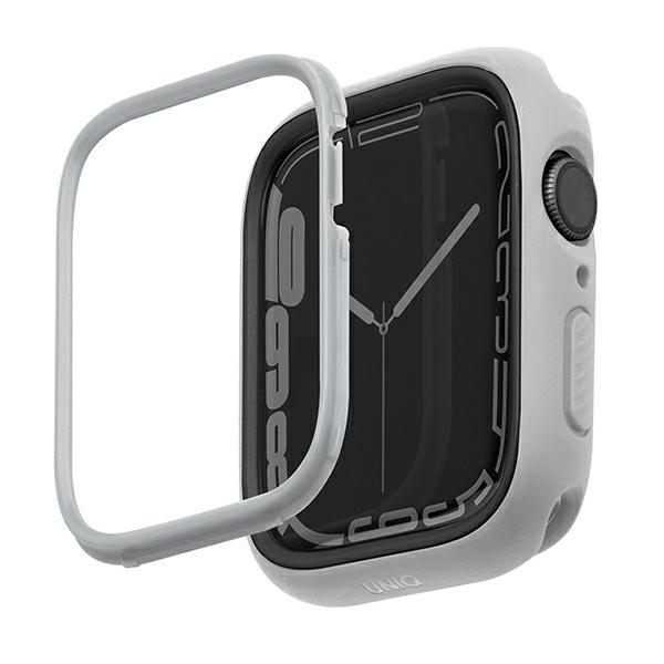 Estojo Uniq Moduo para Apple Watch 4/5/6/7/8/SE/SE2 44/45mm - cinza-creme