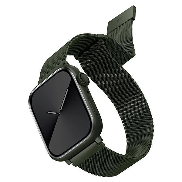 Pulseira Uniq Dante em Aço Inoxidável para Apple Watch 1/2/3/4/5/6/7/8/SE/SE2 42/44/45mm - verde