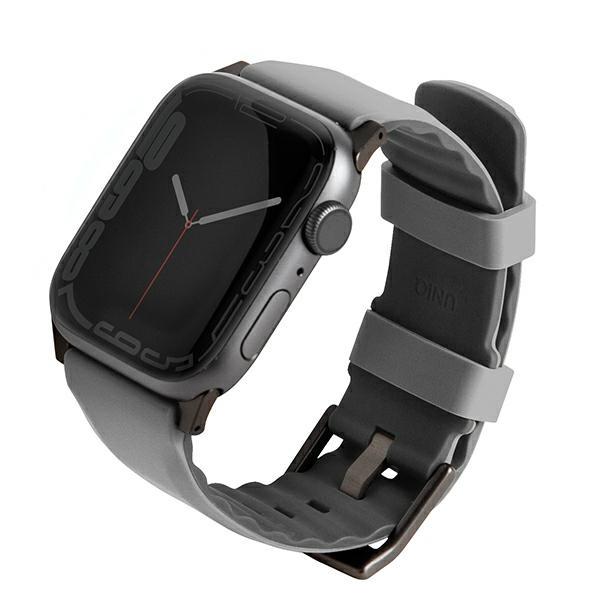 Pulseira UNIQ Linus para Apple Watch 1/2/3/4/5/6/7/8/SE/SE2 38/40/41mm - cinza