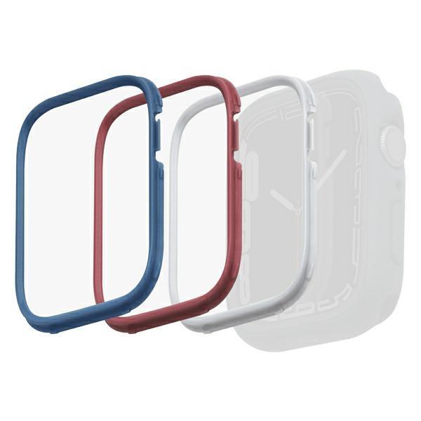 Moldura para capa Uniq Moduo 3 em 1 para Apple Watch 4/5/6/7/8/SE/SE2 44/45mm - azul, vermelha, branca