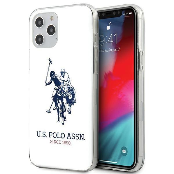 Estojo U.S. Polo Assn. Shiny Big Logo para iPhone 12 Pro Max - preto