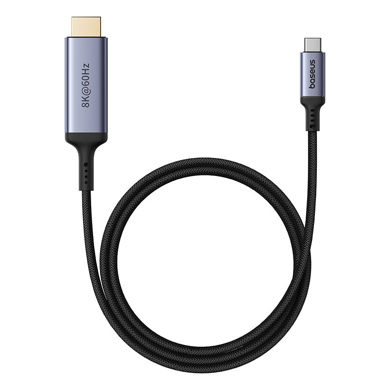 Cabo USB-C para HDMI Baseus BS-OH064 8K 60Hz 1,5m - preto