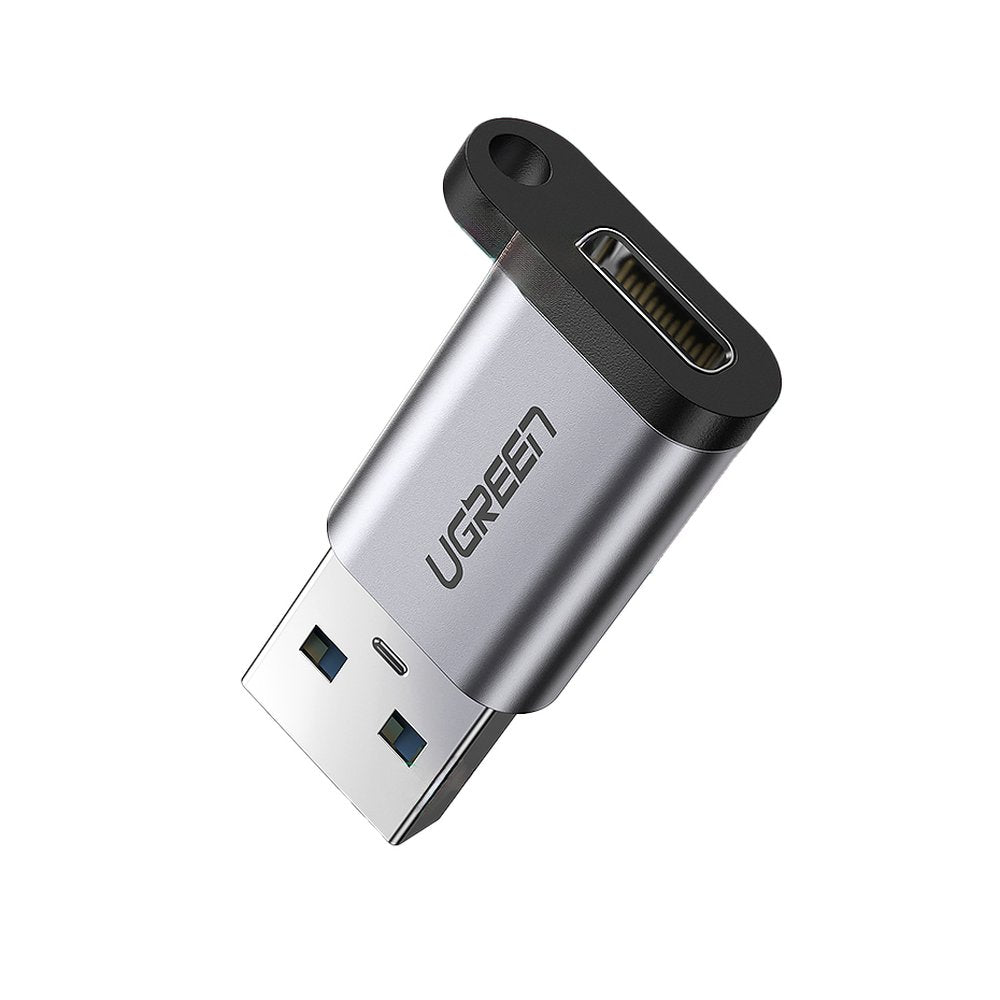 Adaptador USB C (feminino) para USB (masculino) Ugreen US276 USB 5Gb/s - cinza