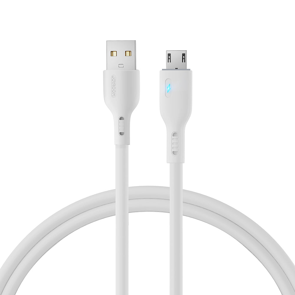 Cabo USB - micro USB 2.4A 1.2m Joyroom S-UM018A13 - branco