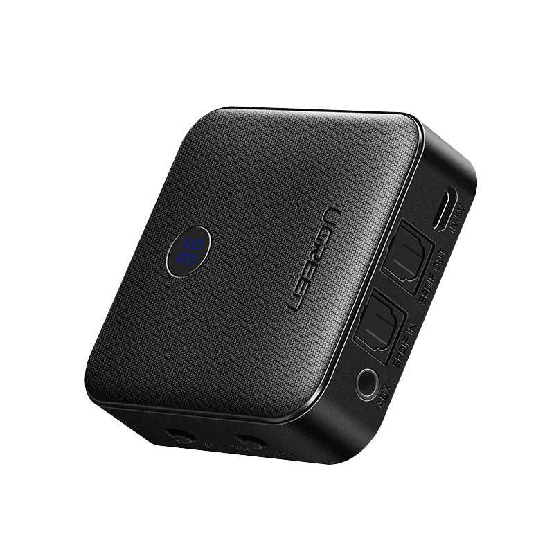 Ugreen 2 em 1 transmissor / receptor Bluetooth 5.0 para música preto (CM144)