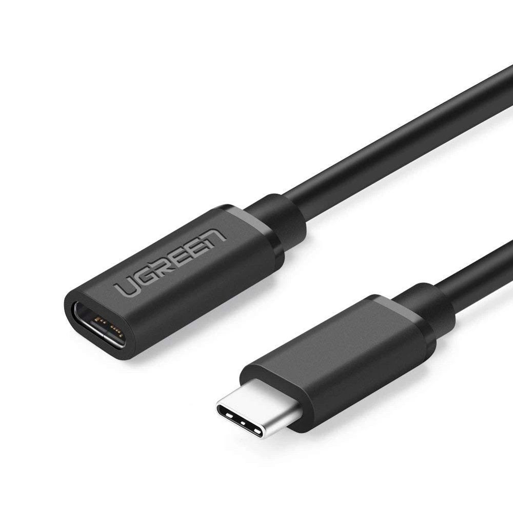 Adaptador Ugreen conversor cabo OTG de USB 3.0 para USB Tipo C preto (30701)
