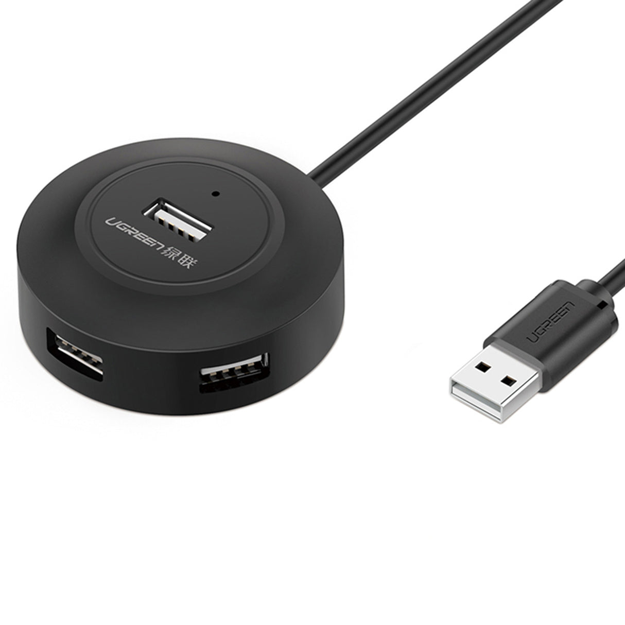 Ugreen HUB 4 em 1 USB-A - 4xUSB-A 2.0 480Mb/s 1m preto (CR106)