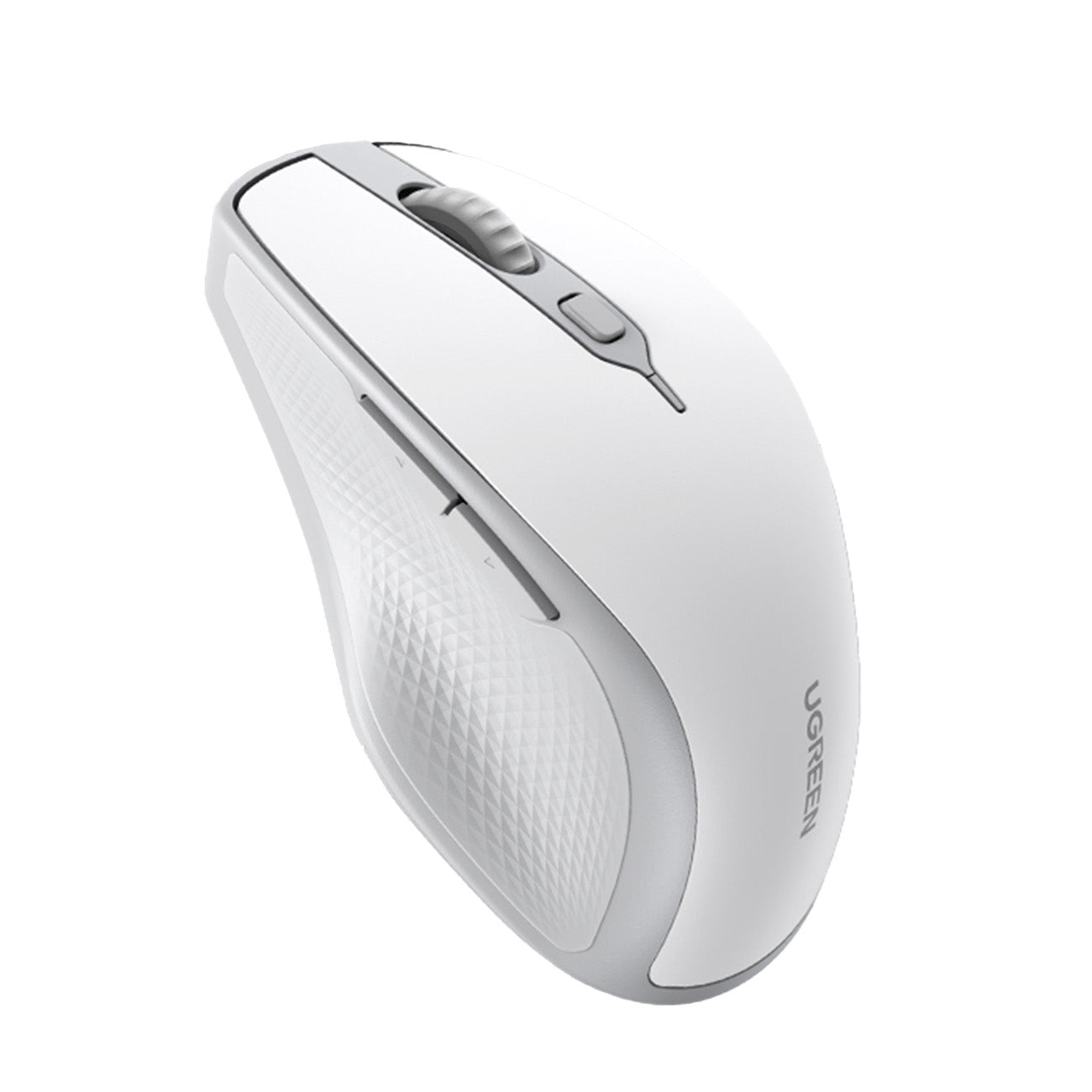 Mysz bezprzewodowa Ugreen MU101 ergonômica Bluetooth / 2.4 GHz - branca