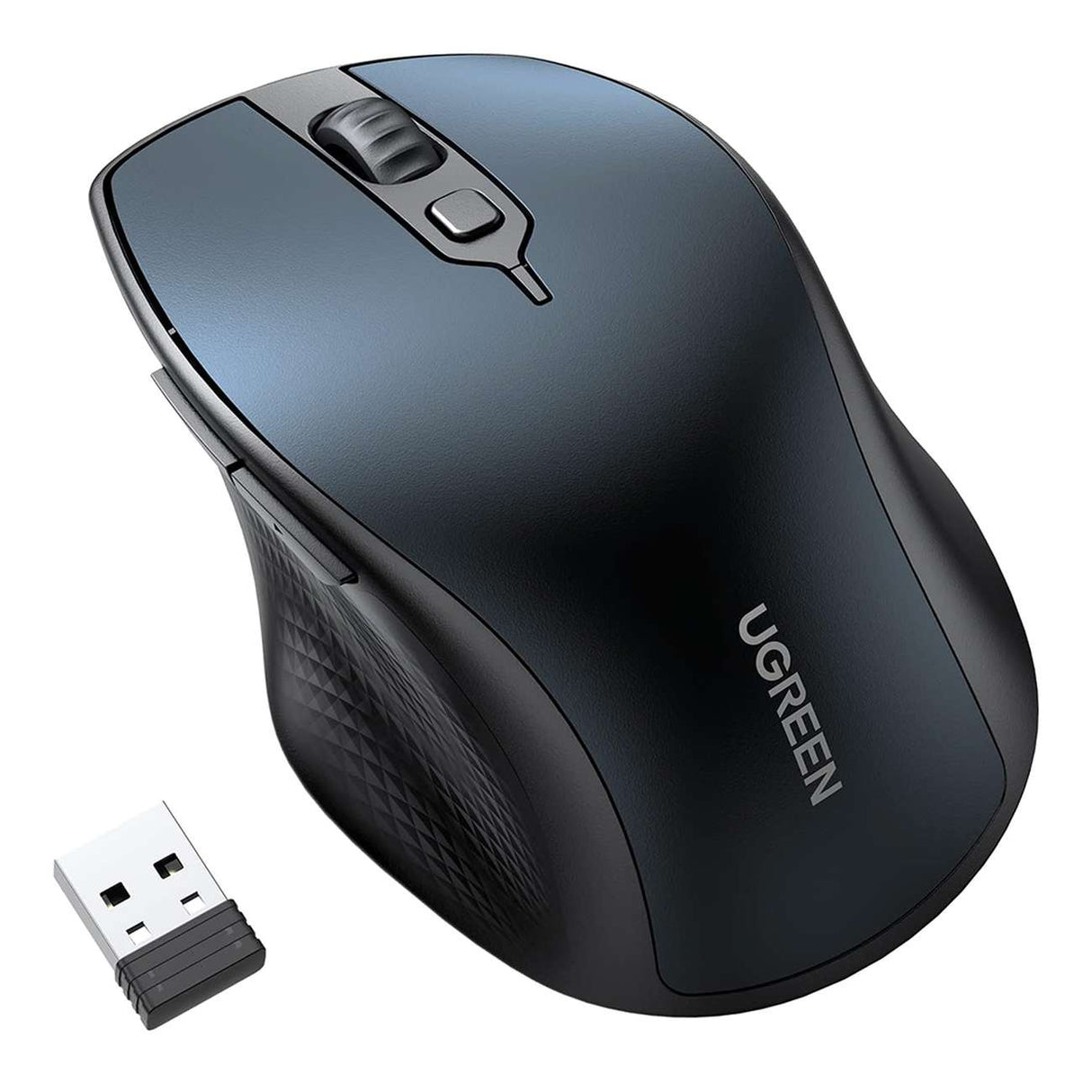 Mysz bezprzewodowa Ugreen MU101 ergonômica Bluetooth 2.4 GHz - azul