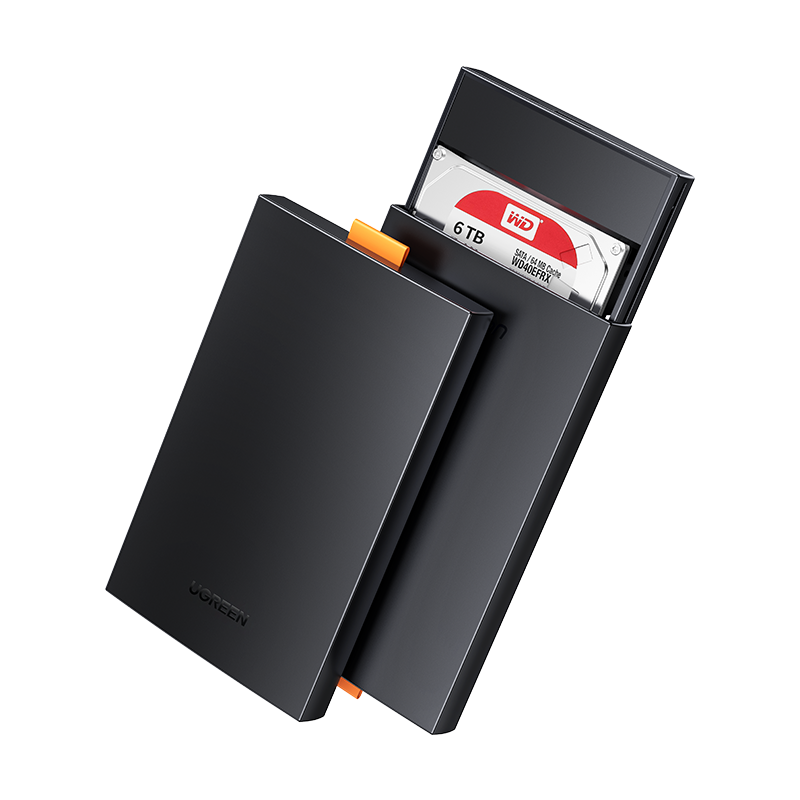 Ugreen bolsa de proteção para disco SSD/HDD 2.5'' USB 3.0 SATA preta (CM237)