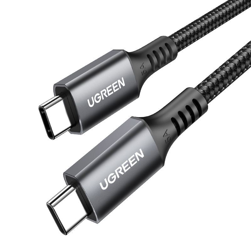 Cabo Ugreen US555 100W USB-C / USB-C PD 3 m - cinza