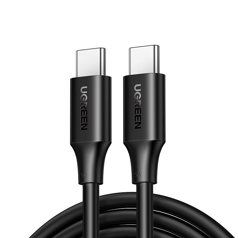 Cabo Ugreen US562 USB-C para USB-C PD QC 100W 5A 480Mb/s 1,5m - preto