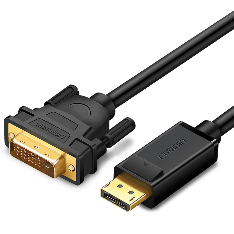 Cabo Ugreen DisplayPort para DVI 2m preto (DP103)