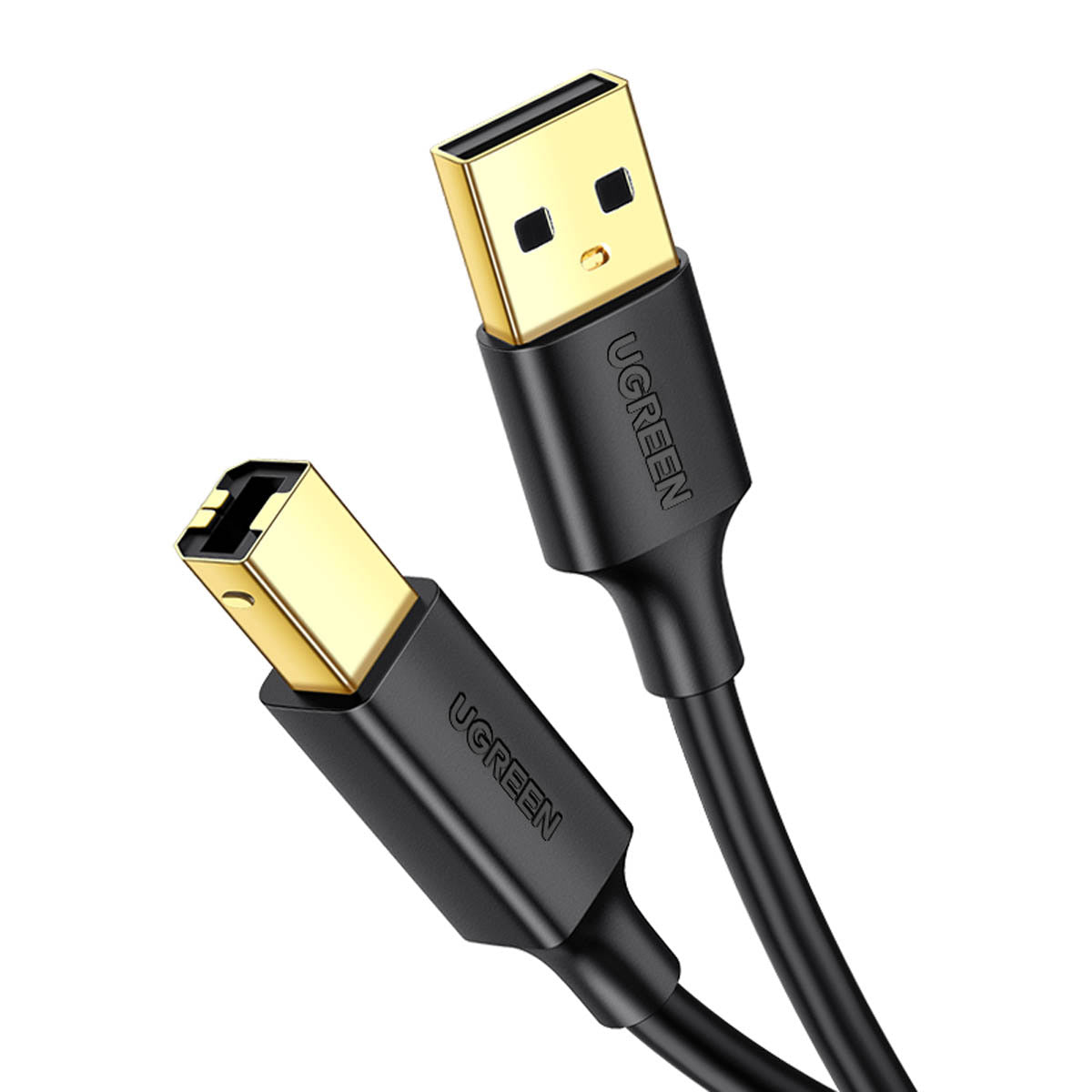 Cabo Ugreen para impressora USB-A - USB-B 480Mb/s 5m preto (US135)