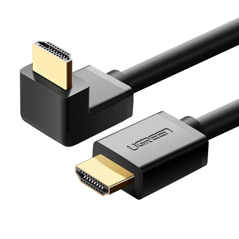 Ugreen cabo HDMI angular (90°) 4K 2m preto (HD103)