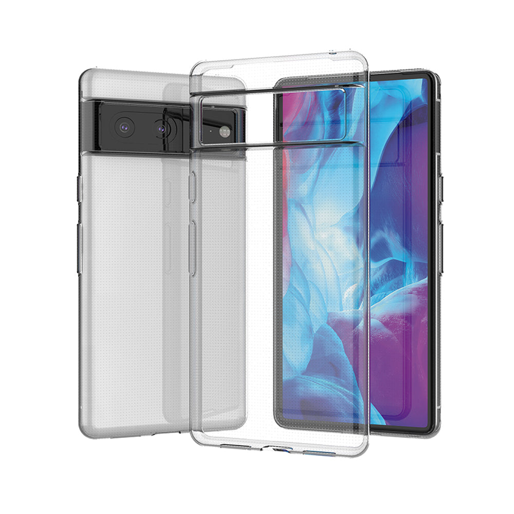 Capa gelatinosa ultra clara de 0.5mm para Google Pixel 7, capa traseira transparente.