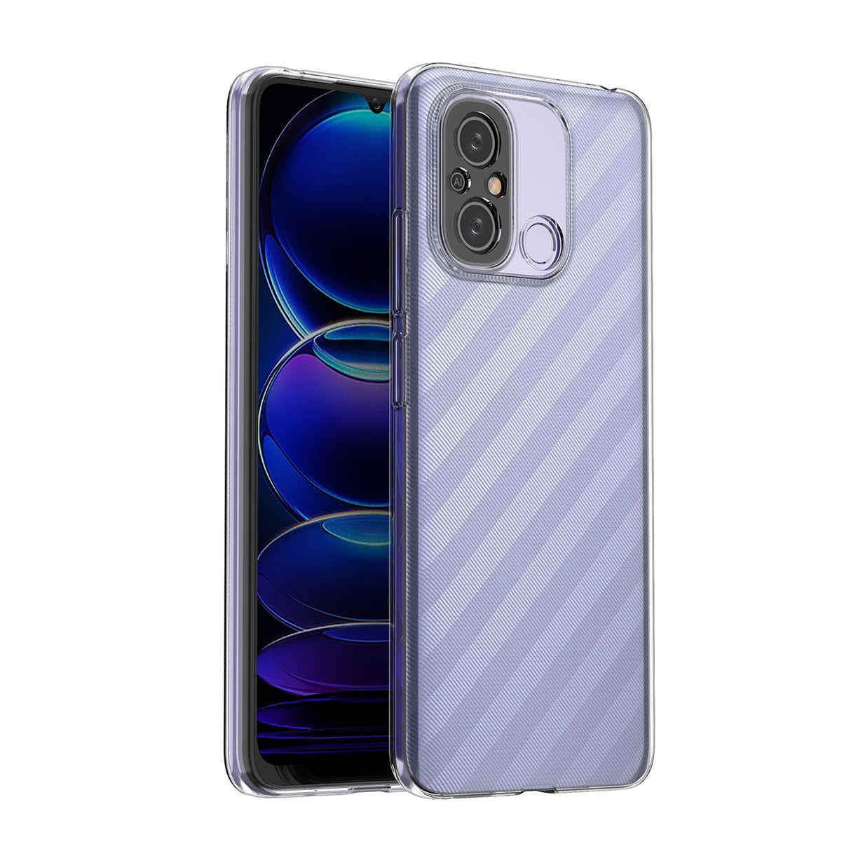 Capa Ultra Clear 0.5mm para Xiaomi Redmi 11A / Poco C55 / Redmi 12C, capa fina e transparente.
