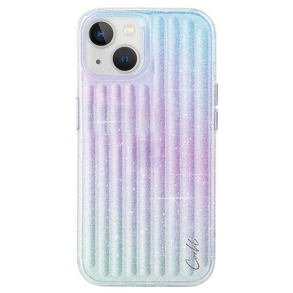 Capa UNIQ Coehl Linear para iPhone 15 - rosa-azul