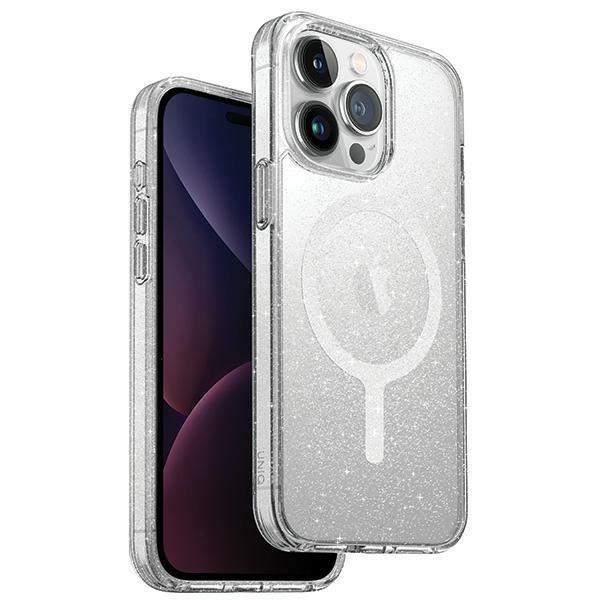 Etui UNIQ LifePro Xtreme Magclick Charging para iPhone 15 Pro - transparente-prateado