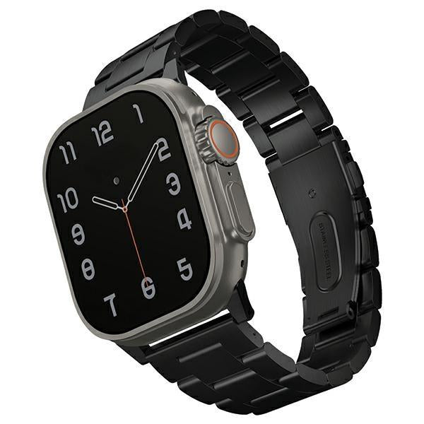Pulseira Uniq Osta de Aço Inoxidável para Apple Watch 1/2/3/4/5/6/7/8/SE/SE2/Ultra 42/44/45/49mm - preta