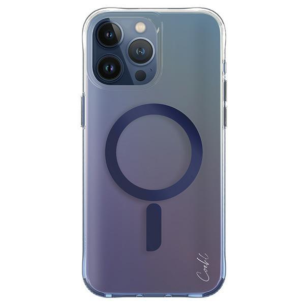 Etui UNIQ Coehl Dazze de Carregamento Magnético para iPhone 15 Pro - azul