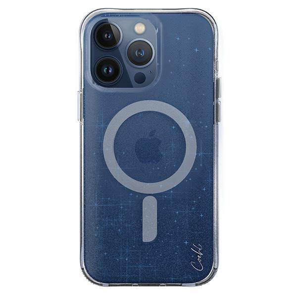 Etui UNIQ Coehl Lumino Magnetic Charging para iPhone 15 Pro Max - azul