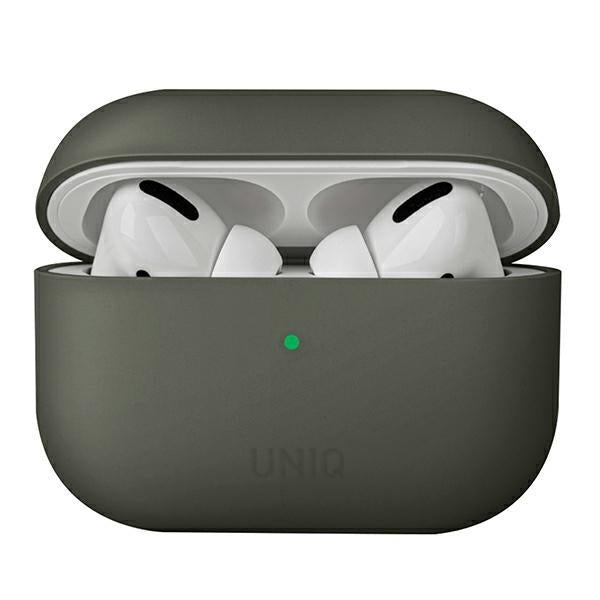 Etui Uniq Lino para AirPods Pro - cinza