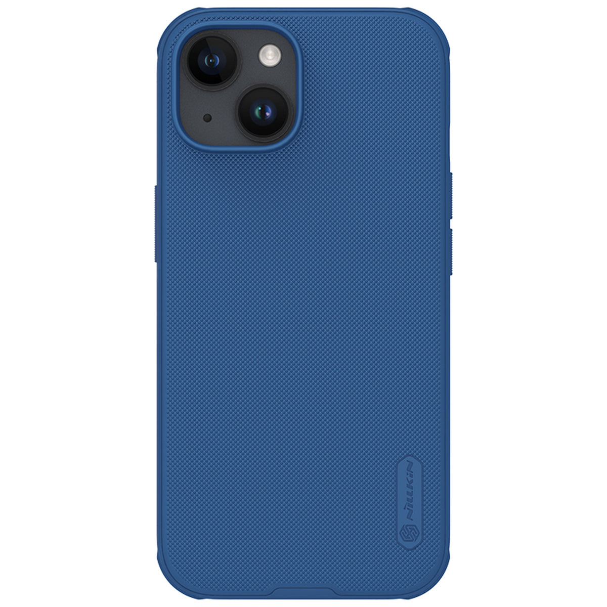 Capa Reforçada para iPhone 15 Plus Nillkin Super Frosted Shield Pro - azul