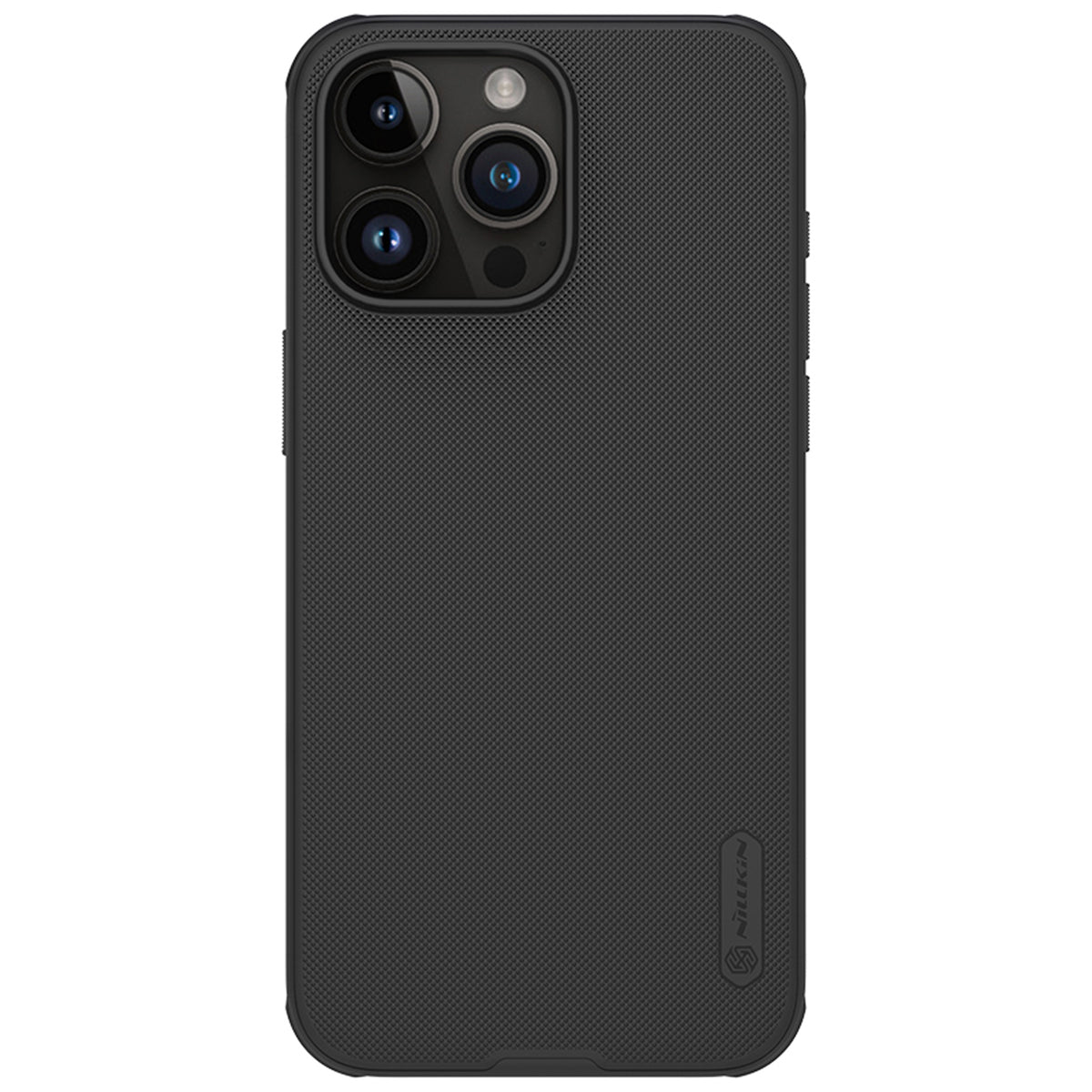 Capa reforçada para iPhone 15 Pro Max Nillkin Super Frosted Shield Pro - preta